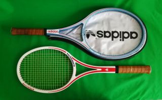 Rare Adidas Gtx - Mid And Cover & Kneissl White Star Masters Tennis Rackets