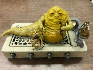 Vintage Star Wars Jabba The Hutt Action Playset Kenner 1983 Sears Line Art Box 2