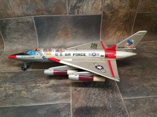 Rare Old Marx Japan Battery Operated B - 58 HUSTLER SUPERSONIC ATOMIC BOMBER 10