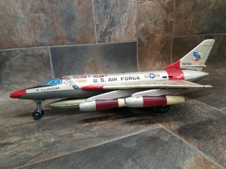 Rare Old Marx Japan Battery Operated B - 58 Hustler Supersonic Atomic Bomber