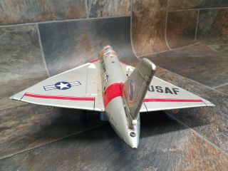 Rare Old Marx Japan Battery Operated B - 58 HUSTLER SUPERSONIC ATOMIC BOMBER 8