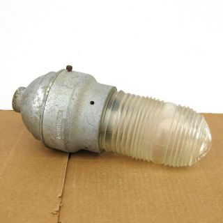 Vintage Crouse Hinds Explosion Proof Industrial Light Fixture