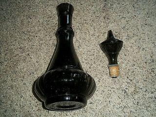 Vintage 1964 Jim Beam I Dream Of Jeannie Smoke Glass Genie Bottle Decanter 14” 2