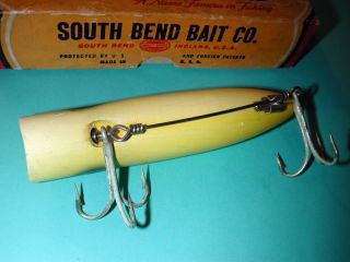 South Bend King Bass Oreno.  neon color. 5