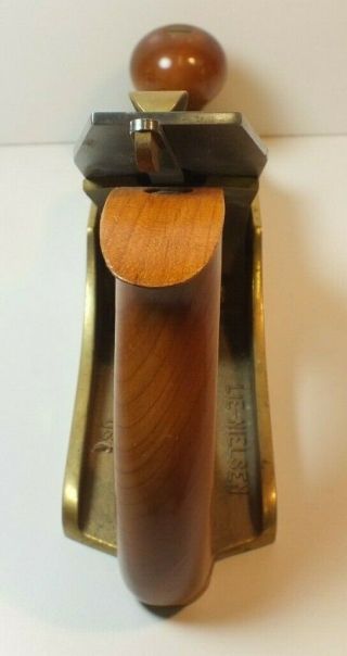 Rare Lie Nielson Brass 4 Fine Wood Plane Smoothing 3