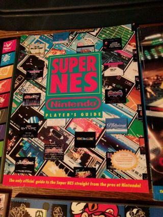 Vintage Nintendo Player ' s Guides,  Mario Mania,  Top Secret,  NES,  Game Boy, 3