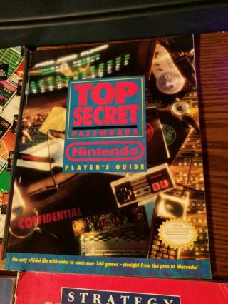 Vintage Nintendo Player ' s Guides,  Mario Mania,  Top Secret,  NES,  Game Boy, 4