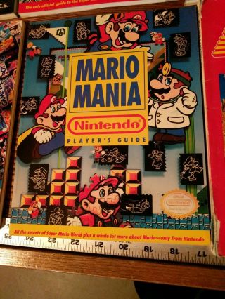 Vintage Nintendo Player ' s Guides,  Mario Mania,  Top Secret,  NES,  Game Boy, 6