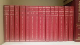 Vtg Rare Britannica Junior Encyclopedia 1978 Complete Set (15 Volumes)