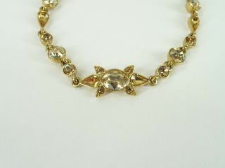 Vintage Jewelry Givenchy Bracelet Austrian Rhinestone Crystal Swarovski