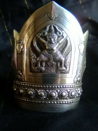 Silver Thai Garuda Dancers/ Cuff/bracelet
