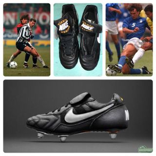 Nike Rare Tiempo Premier Sg Classic Maldini K - Leather Soccer Shoes Cleats 7