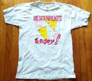 ✰ Real Vintage The Descendents Enjoy 1986 Tour Concert T - Shirt Size Xl ✰