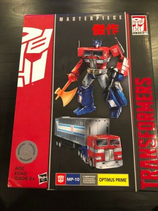 Transformers Masterpiece Optimus Prime Mp - 10 Tru Exclusive Misb - Rare