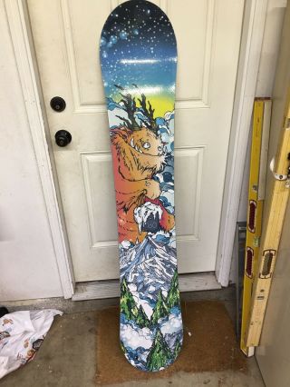 2014/15 L2r Abstract 160 Snowboard Live To Ride Rare Made In The Usa