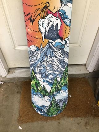 2014/15 L2r Abstract 160 Snowboard Live To Ride Rare Made In The USA 3