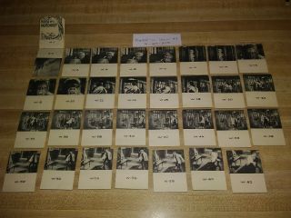 RARE 1964 Horrorscope Movie Viewer Cards Multiple Toymakers Universal Monsters 11
