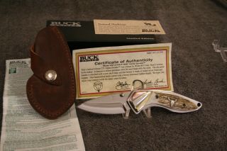 Rare Limited Edition Buck Knife 0271eksle - B Made By Wilde Bill Cody - Nos/nib