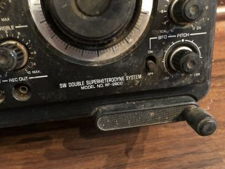 Vintage Panasonic RF - 2800 AM FM SW portable radio receiver 6
