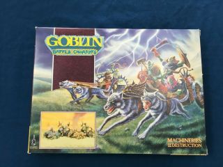 Goblin Battle Chariots And More In Vintage Citadel Box.