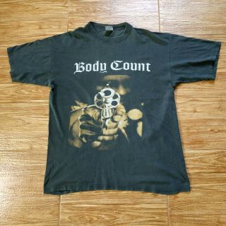 Rare Vintag Body Count 90s Not A Reprint T Shirt Street Hip Hop Size M