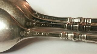 vintage Gorham sterling silver spoons 1918 - ten piece 4