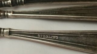 vintage Gorham sterling silver spoons 1918 - ten piece 5