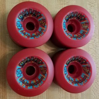 Santa Cruz Speed Wheels Bullets Skateboard Wheels.  Vintage - Set Of 4