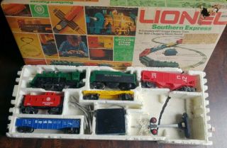 Lionel Vintage Southern Express Train Set - Incomplete