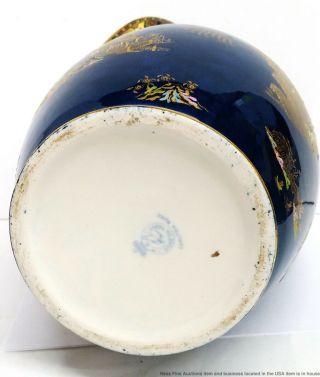 Carlton Ware Kang Hsi 2021 Huge Vintage Art Deco Gilt Porcelain Pitcher 7