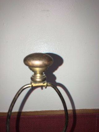 VTG 1984 CHAPMAN Lamp Brass Candlestick Lucite Stem USA 34” 5