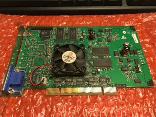 Very Rare - Retro - 3dfx Voodoo4 4500 32m Pci Video Card (and)