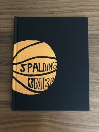 Signed Jonas Wood Sports Book Basketball Rare Kaws Ed Ruscha Print Poster
