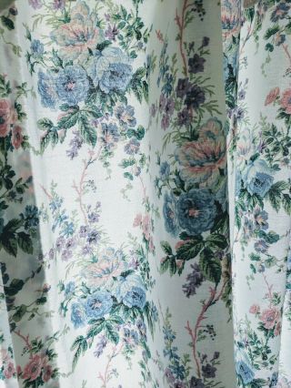 80s Floral Curtains Drapes,  11 Piece Set JCPenney Vintage Floral Curtain Set 5