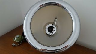Vintage Guzzini Rise And Fall Light Mid Century 1970s White And Chrome 5