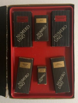 Vintage Rare 1967 Numero Uno Cologne 6 Pc Box Set By Lemans Of York Nos