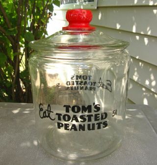 Vintage Toms Peanut Jar - Eat Tom 