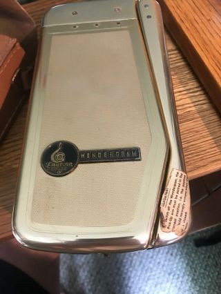 Vintage Emerson Wondergram Portable Record Player