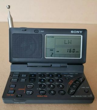 Rare World Band Receiver Sony ICF - SW100 LW,  AM,  FM - 9