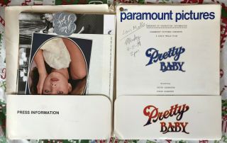 Very Rare MOVIE PRESS Kit - Pretty Baby - Brooke Shields - 1978 2