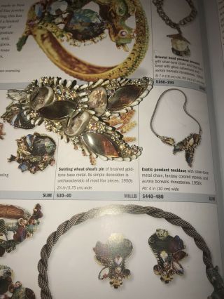 Vintage Signed HAR Dragons Tooth Necklace Pendant Broken Repair Fantasy 5