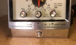 Vintage Frigidaire CookMaster Range/Oven Clock Timer 2