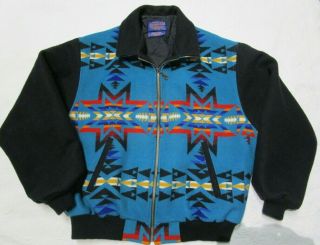 Vintage Pendleton Western Wear Wool Jacket Aztec Pattern Xxl