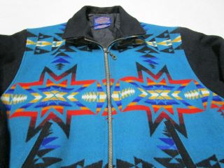 Vintage Pendleton Western Wear Wool Jacket Aztec Pattern XXL 4
