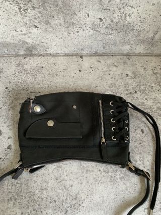 Christian Dior Shoulder Bag Mini Back Zip Pocket 100 Authentic Rare Vintage 3