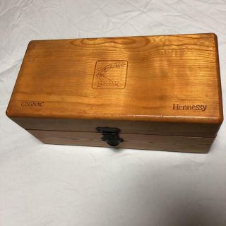 Hennessy Wooden Box No Bottle Cognac Brandy Liquor Vintage Rare