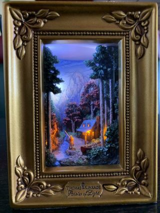 Disney Gallery Of Light Thomas Kinkade “the Good Life” By Bob Olszewski Rare