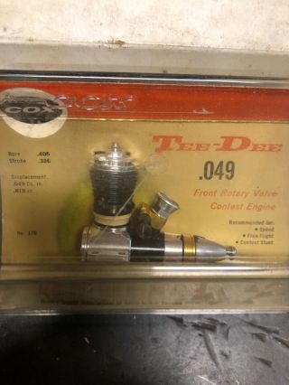 Vintage Cox Engine.  049 RC Thimble Drome 2