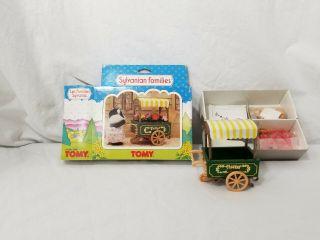 Vintage 1980’s Tomy Sylvanian Families Furniture - Flower Cart