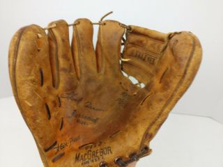 Hank Aaron Vintage 1950s Macgregor Baseball Glove G113 Autographed Signed Braves
